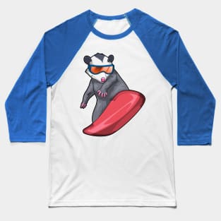 Opossum Snowboard Winter sports Baseball T-Shirt